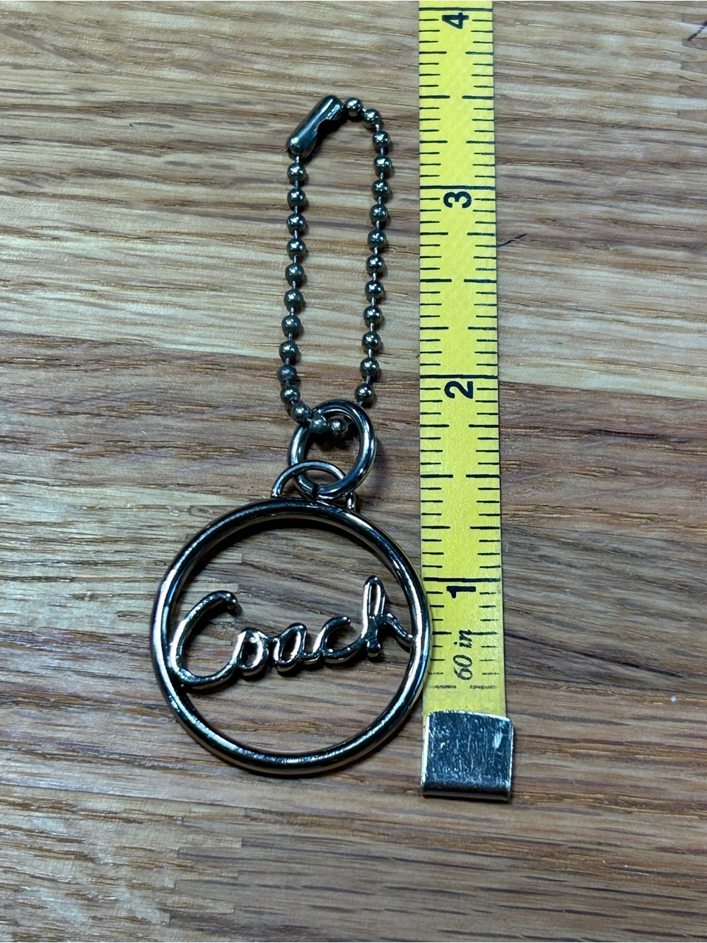 Coach Silver-Tone Charm
